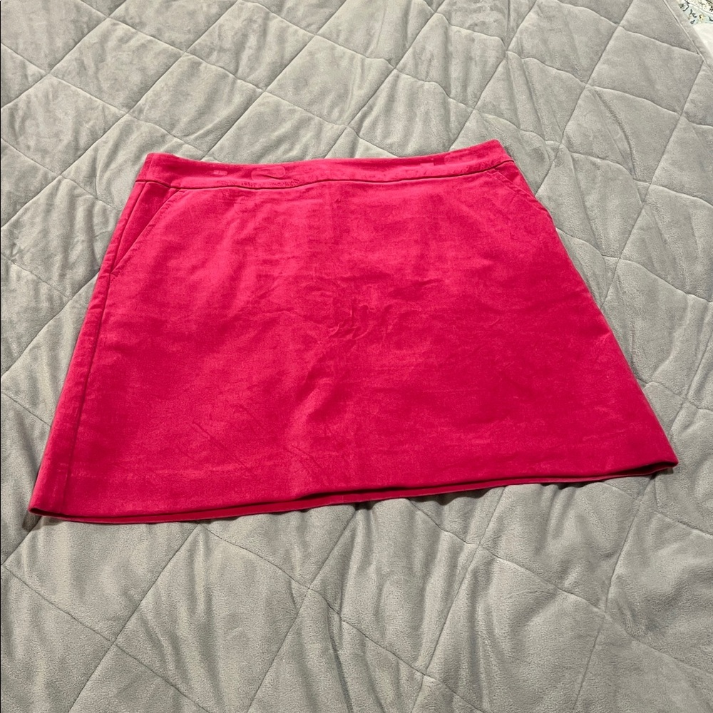 Boden Pink Velvet Skirt 💖